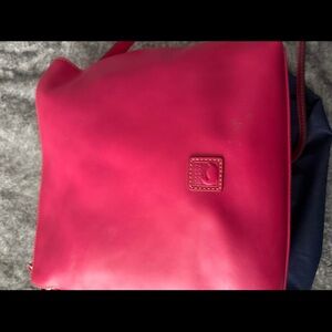 Dooney & Bourke Pink Crossbody Bag with Smooth Finish